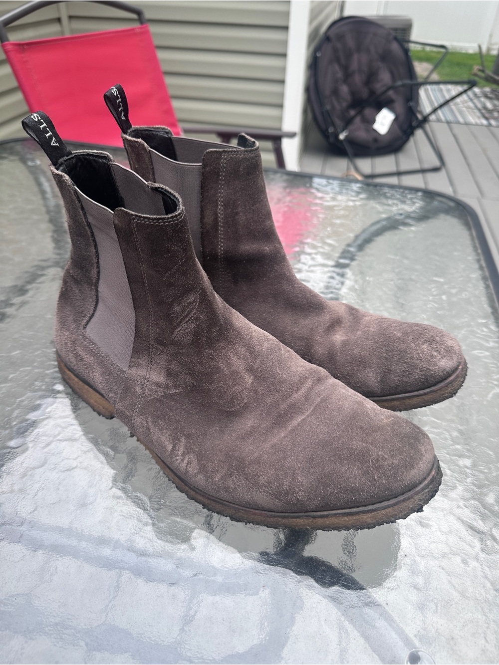 Allsaints  Suede Chelsea Boots 45EU